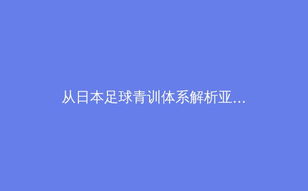 从日本足球青训体系解析亚洲足球崛起之路：科学训练与长期规划的完美融合 - 3